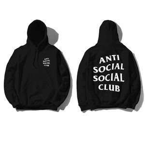 Anti social club black hoodie